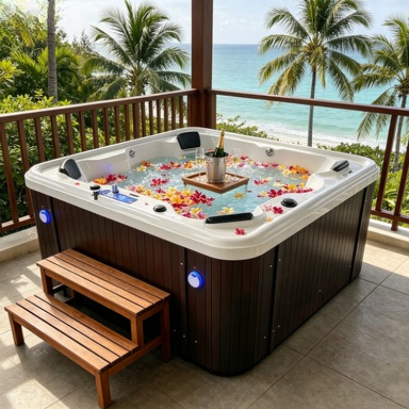 Jacuzzi de Acrílico para Exter - Hot Tub reseña y precio