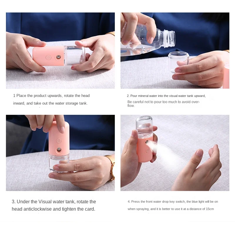 Mini humidificador portátil, d - Face Steamer reseña y precio