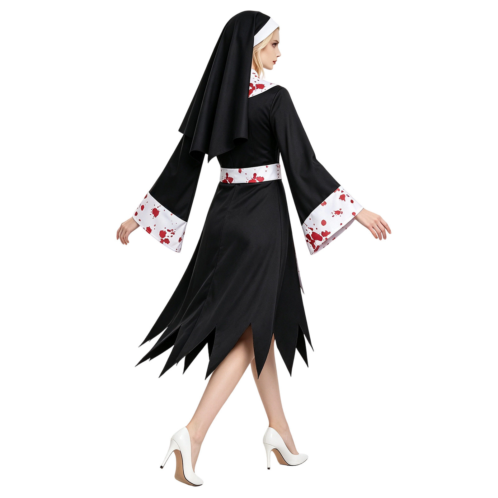 Disfraz de Monja Oscura Aterra - Bathrobe reseña y precio