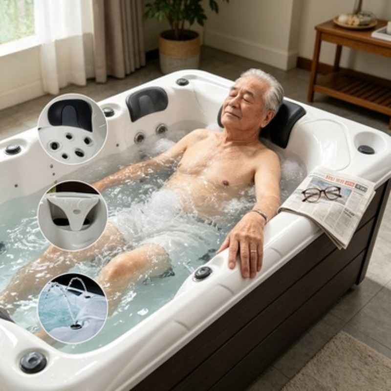 Bañera de Hidromasaje Acrílica - Hot Tub reseña y precio
